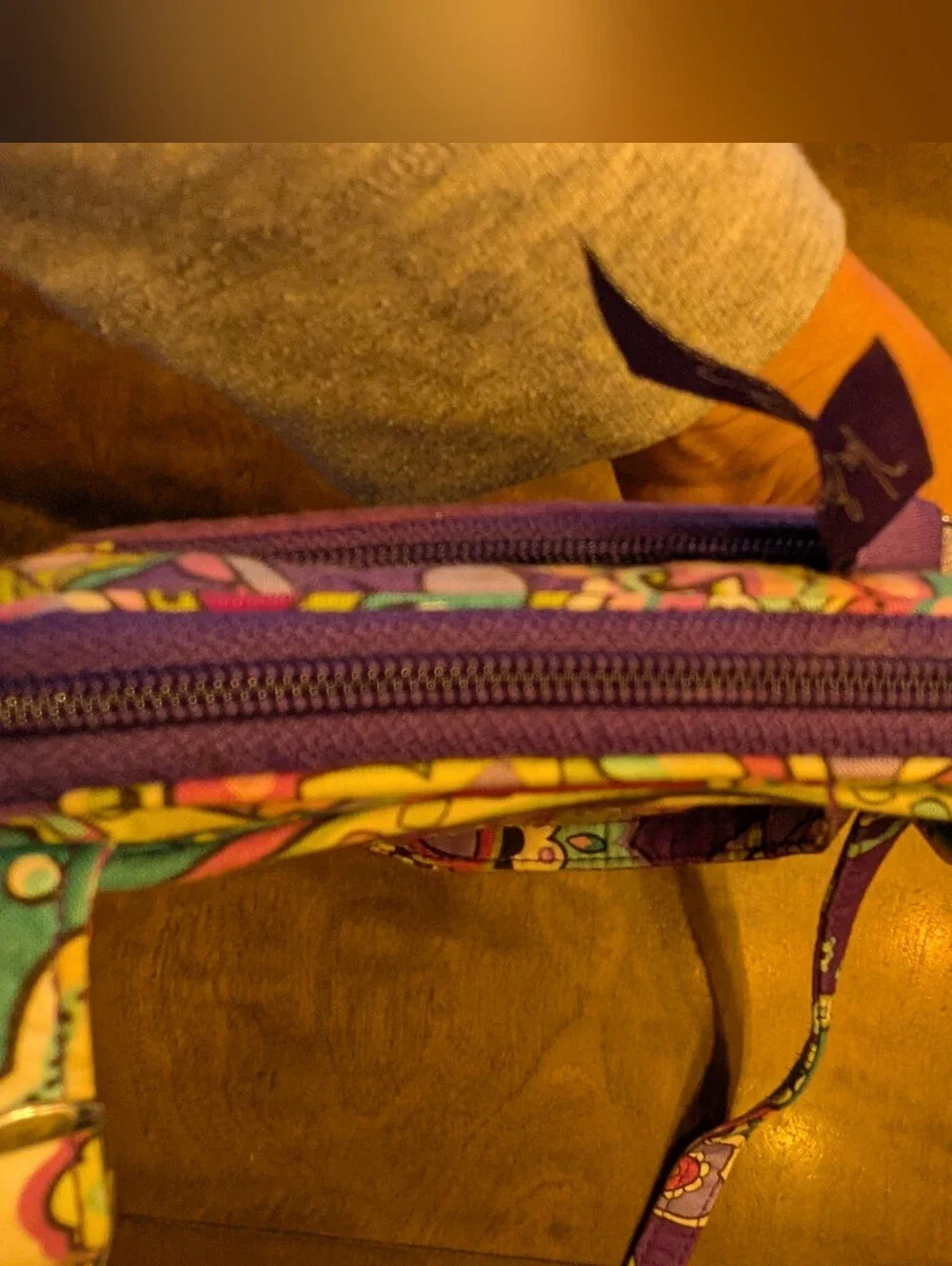 Vera Bradley Retired Heather Mini Hipster Crossbody Bag